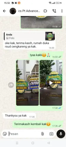 Testimonial Papan Bunga Pernikahan rancaekek kulon