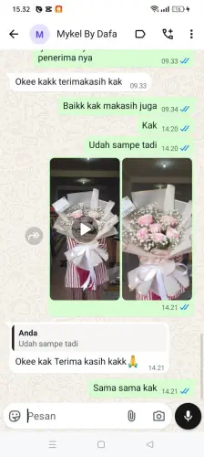 Testimonial Buket Bunga rancaekek kulon