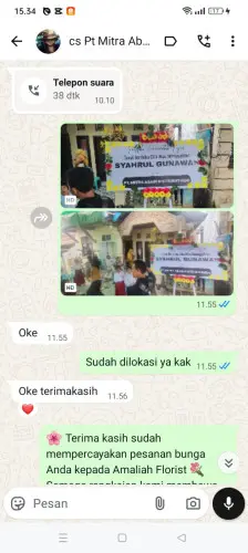 Testimonial Papan Bunga rancaekek kulon