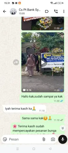 Testimonial Papan Bunga rancaekek kulon